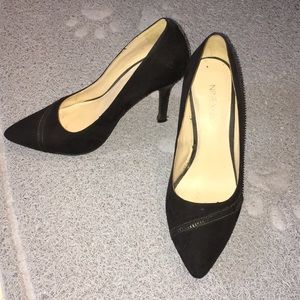 Nine West classic black pumps - size 5,5 (fits 6)